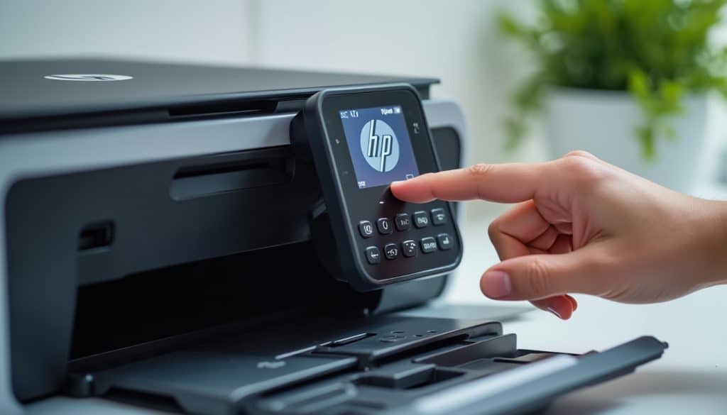 Comment réinitialiser une imprimante hp ?