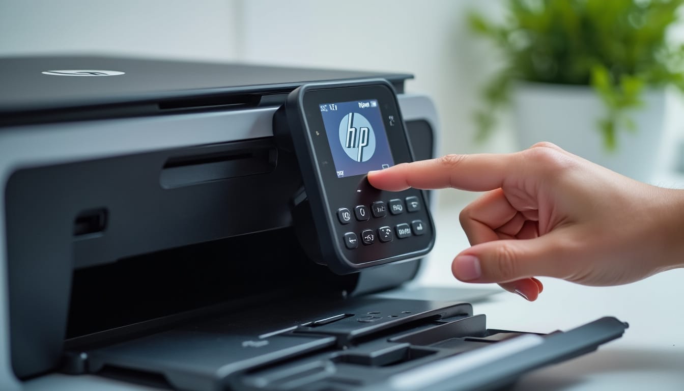 Comment réinitialiser une imprimante hp ?